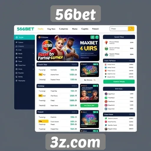 Estudo sobre a interface e usabilidade do 56bet