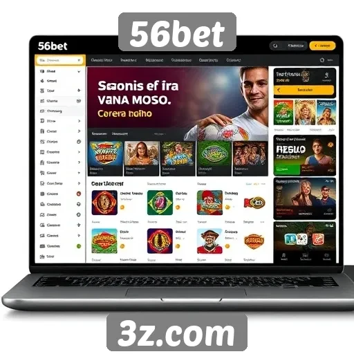 Interface do usuário do 56bet facilitando a navegação