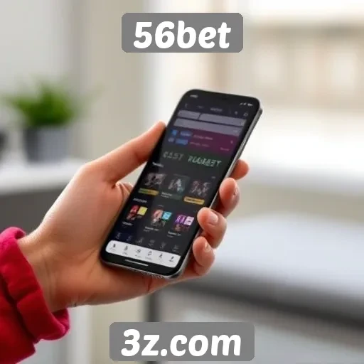 Revisão das funcionalidades móveis do 56bet