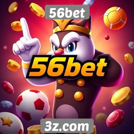 Variedade de jogos disponíveis no site 56bet
